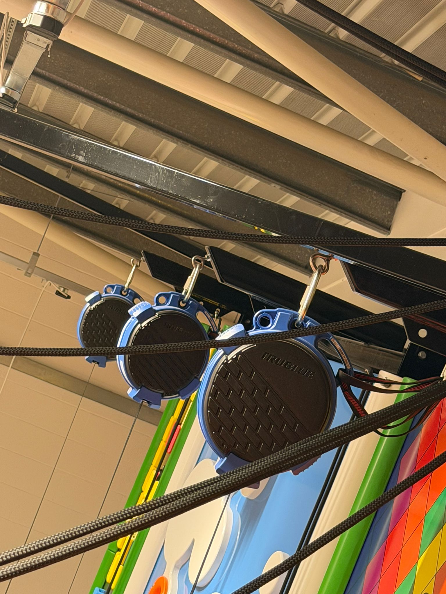 Climbing wall at XYZ Gym